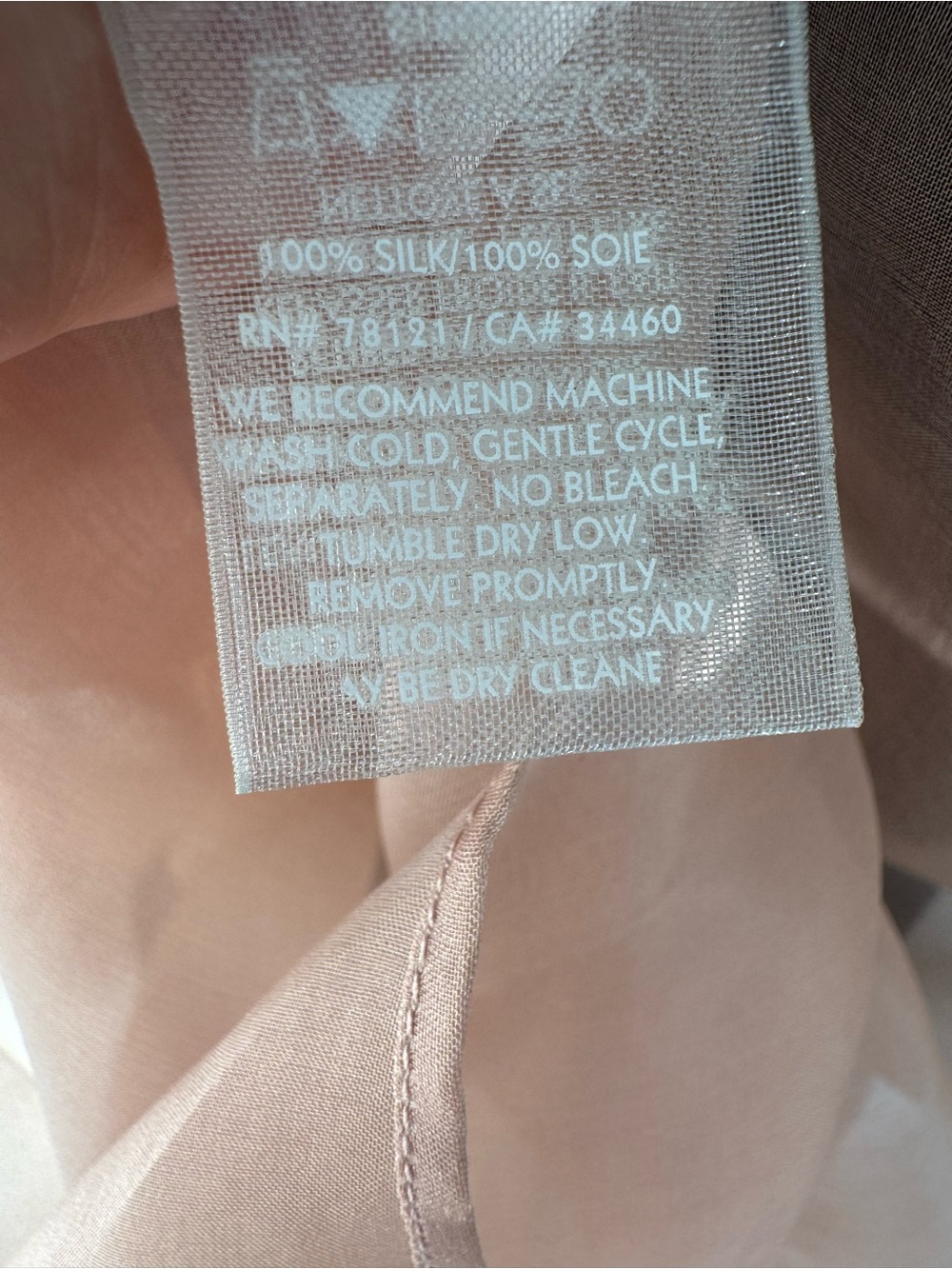New Eileen Fisher Washed Silk Organza Layering Dress size M - Picture 9 of 11